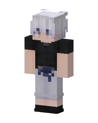 Silver Hair Boy Minecraft skin