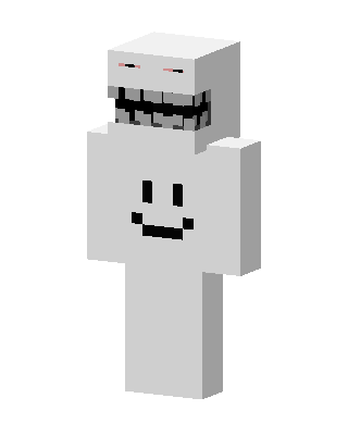 White Mob skin, 3D preview