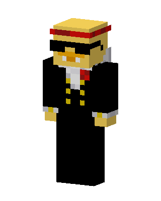 Cool Duck Tuxedo skin, 3D preview