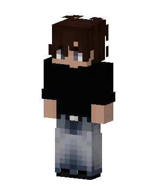 Casual Denim Boy skin, 3D preview