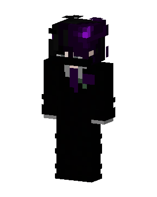Black Villain Minecraft Enderman skin