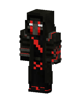 Black Hooded Villain Boy Minecraft skin