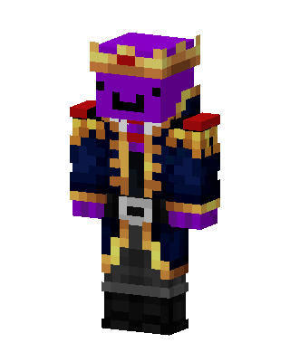 Purple King skin, 3D preview