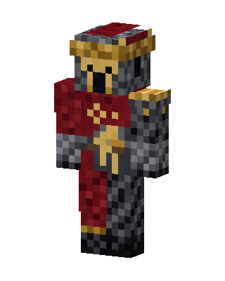 Crimson Crusader skin, 3D preview