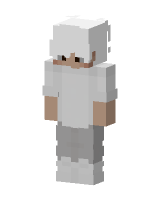 Snow Hoodie skin, 3D preview