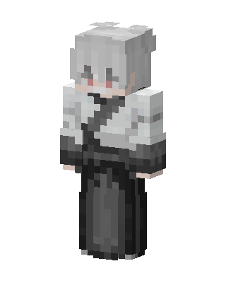 Monochrome Ronin skin, 3D preview