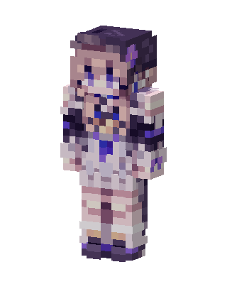 Violet Maid Minecraft skin