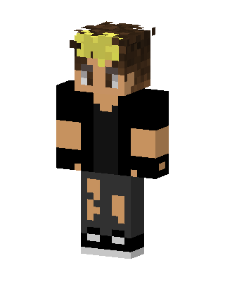 Blond Streak Rebel skin, 3D preview