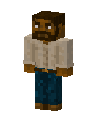 Bearded Survivor Minecraft skin