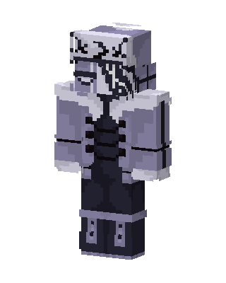 Gray Knight Boy skin, 3D preview
