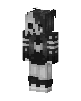 Black Emo skin, 3D preview
