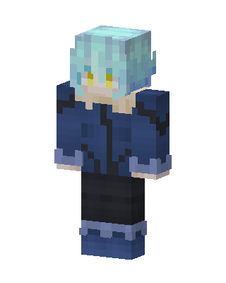 Blue Hero Boy Minecraft skin