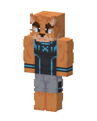 Tiger Athlete skin, 3D preview