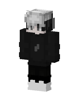 Monochrome Hoodie skin, 3D preview