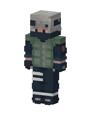 Gray Masked Player Boy Minecraft skin