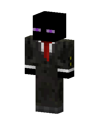 Enderman In Suit Minecraft skin