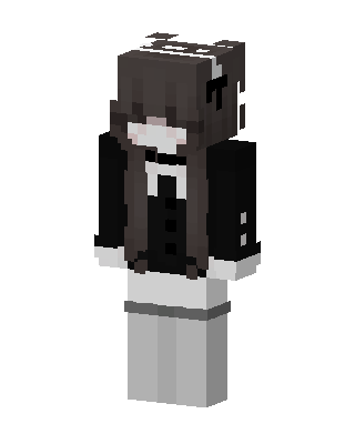 Gothic Maid Girl skin, 3D preview