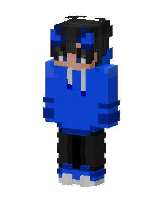 Blue E-Boy Minecraft skin