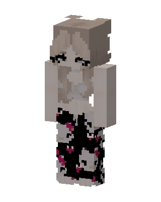 Kuromi Girl Minecraft skin