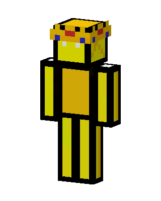 Golden King Minecraft skin