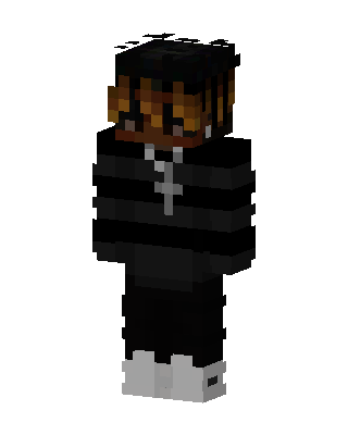 Black Villain Boy Minecraft goth skin