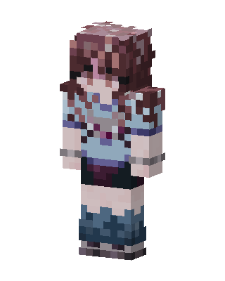 Pastel Grunge Girl skin, 3D preview