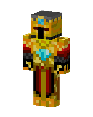Golden Paladin Minecraft skin