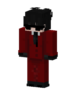 Crimson Suit Minecraft skin