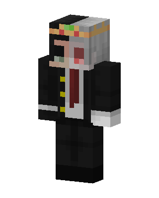 Black King Minecraft skin