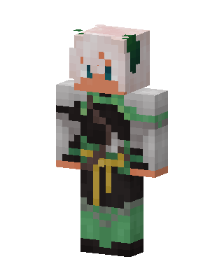 Forest Druid skin, 3D preview