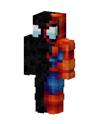 Venom Spider-Man Minecraft skin
