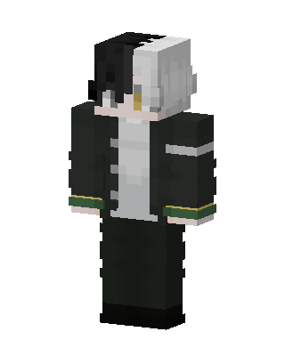 Split Hair Uniform skin, 3D preview