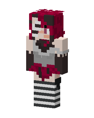 Crimson Doll skin, 3D preview