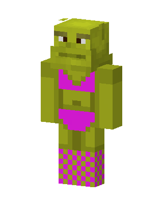 Green Player skin, 3D preview