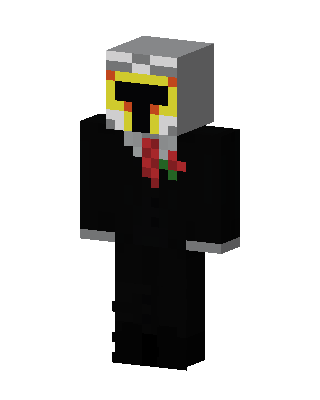 Masked Gentleman Minecraft black skin