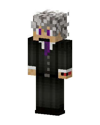 Black Villain Boy skin, 3D preview