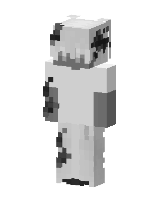Ink Stained Ghost skin, 3D preview