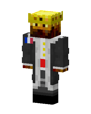 French King skin, 3D preview