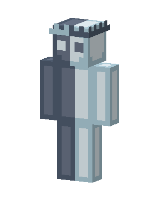 Ranboo Gray skin, 3D preview