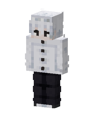 Snowy Hoodie Kid skin, 3D preview