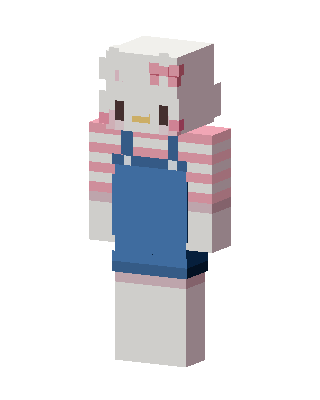 Hello Kitty skin, 3D preview