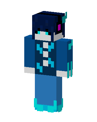 Blue Anime Boy Minecraft skin