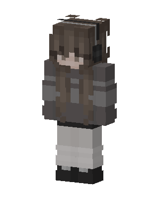 Headphone Girl Minecraft skin