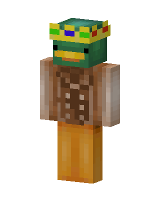 Frog King Minecraft skin