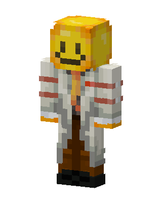 Smiley Scientist skin, 3D preview