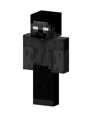Black Villain Boy Minecraft mob skin