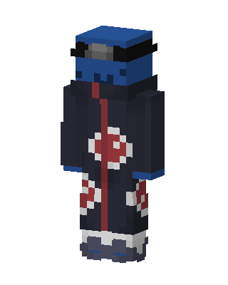 Kisame skin, 3D preview