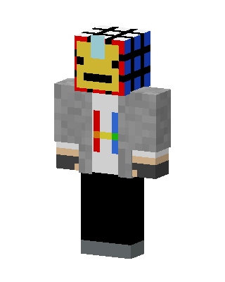Gray Costume Boy skin, 3D preview