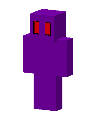 Purple Villain skin, 3D preview