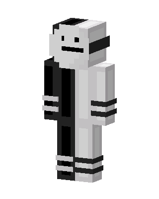 White Spaceman Boy skin, 3D preview